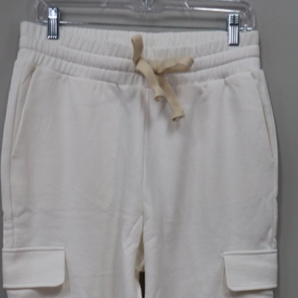 Madewell Hemp Cotton Cargo Sweatpants Lighthouse Color in Size M